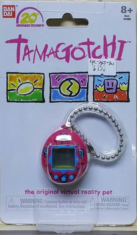 Bandai 41806 他媽哥池 二十週年 迷你他媽哥池 電子寵物機 英文版 Tamagotchi 20Th Anniversary Tamagotchi Mini English Version (Epc-2155-30) 存 1