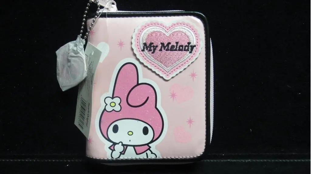 三麗鷗 美樂蒂 可羅米 雙圖案錢包 Sanrio My Melody Kuromi Double Pattern Purse 51817 (Pa-0) 1