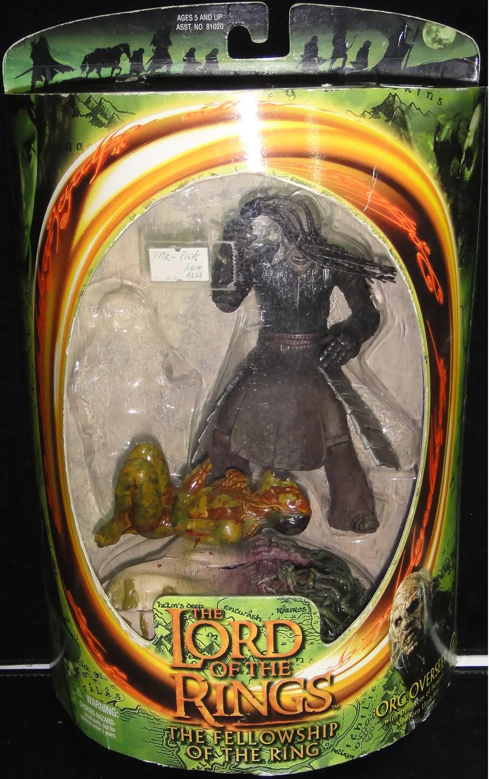 Toy Biz 魔戒首部曲 魔戒現身 半獸人監工 The Lord Of The Rings The Fellowship Of The Ring Orc Overseer With Dungeons Of Isengard Newborn Uruk-Hai (Lotr-81025) B5644377 1