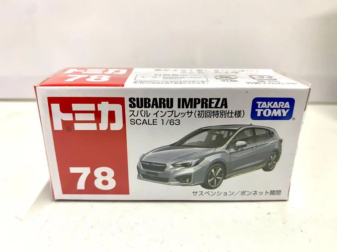 Takara Tomy Tomica 78 Subaru Impreza 初回特別仕樣 1/63 (Piu-8店） 1