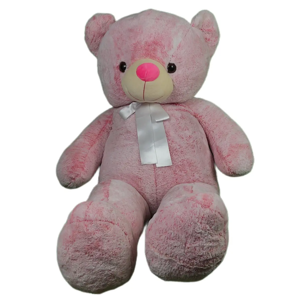 Play Hour Wolly The Teddy Bear Plush Soft Toy For Ages 3 Years And Up - Pink, 120Cm 1