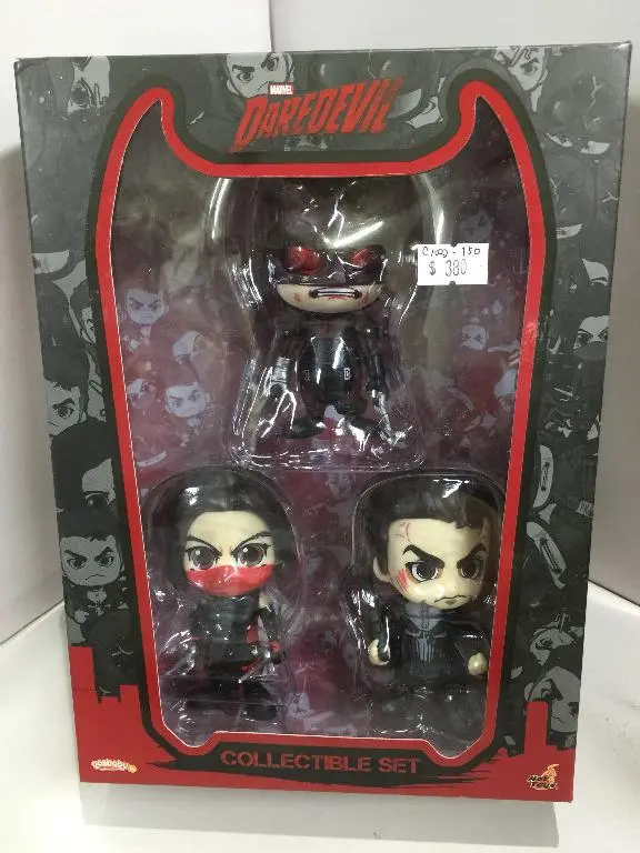 Hot Toys Daredevil Cosbaby Set Of 3 Marvel Bobble Head Cosb351 (18253) (C1022-150) 1