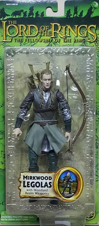 Toy Biz 81491 魔戒首部曲 魔戒現身 勒苟拉斯 奧蘭度布林 The Lord Of The Rings The Fellowship Of The Ring Mirkwood Legolas With Woodland Realm Weaponry Orlando Bloom (Lotr) 1