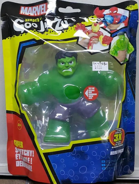 Character 21319 漫威英雄人物系列 功夫英雄 變形俠醫 Marvel Heroes Goo Jit Zu Super Stretchy Hulk (Epc-2145A-30) 存 1