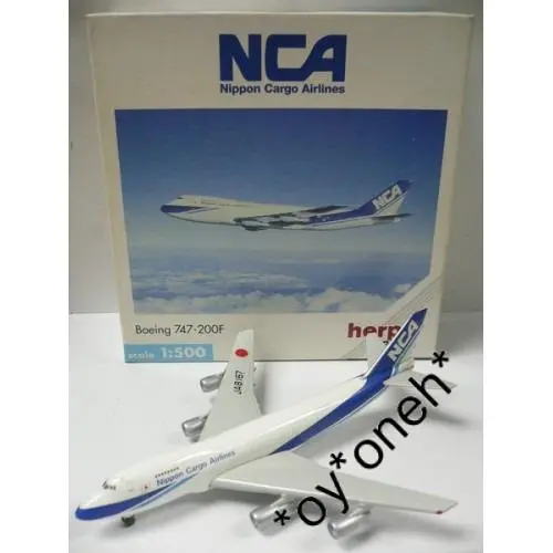 Herpa Wings 1/500 Nca Nippon Cargo Airlines Boeing 747-200F Ja8167 (502566) 1