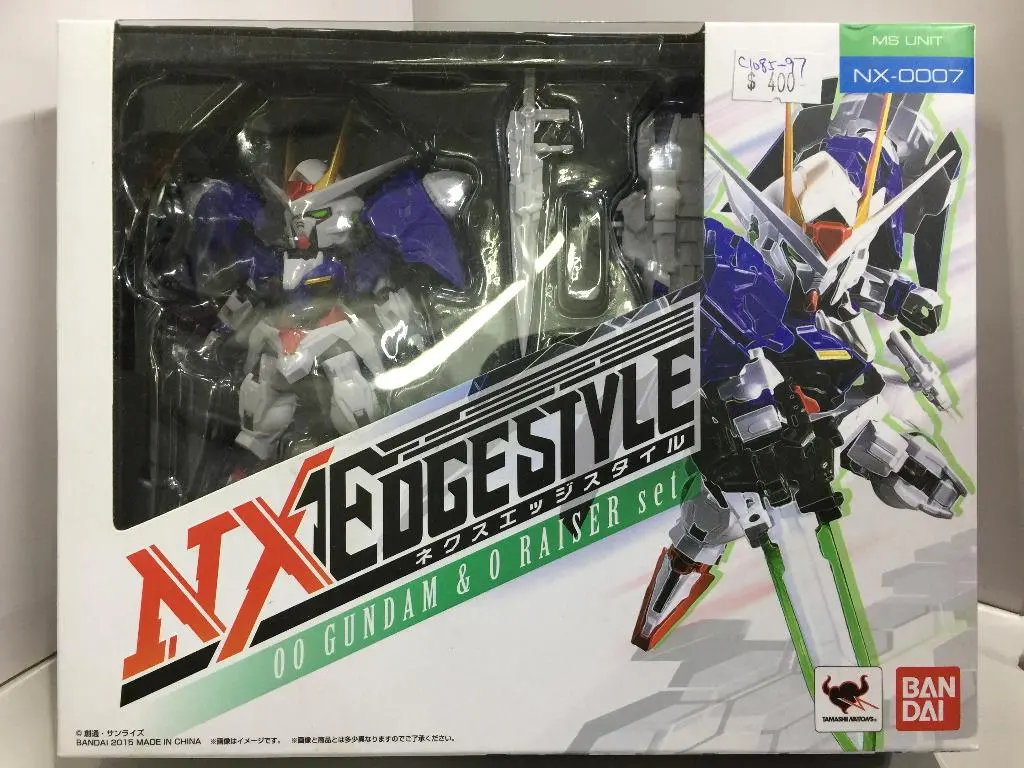 Bandai Nxedge Style Ms Unit Nx-0007 00 Gundam & 0 Raiser Set (95520) (C1085-97) 1