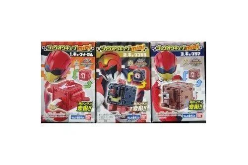 Bandai 05747 動物戰隊獸王者 迷你 獸王方塊 方塊鷹 方塊猩 方塊熊 盒蛋套裝 Doubutsu Sentai Zyuohger Zyuoh Cube Mini Cube Eagle Cube Gorilla Cube Kuma Set (Epc-997-34) 存 1