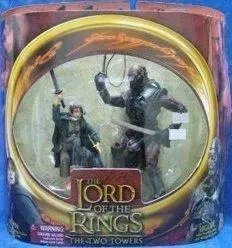 Toy Biz 81177 魔戒 雙城奇謀 Lord Of The Rings Two Towers Pippin Vs Ugluk Box Set (Lotr) 1