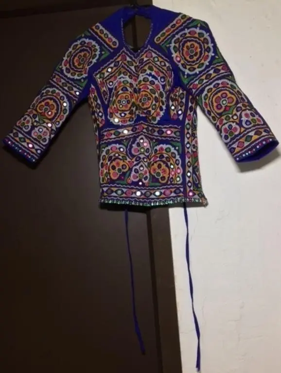 印度民族服 肚皮舞 上衣 Banjara Mirror Tribal Ethnic Kuchi Belly Dance Old Indian Coin Choli Top Ats 1140479743 E3516-800N 1
