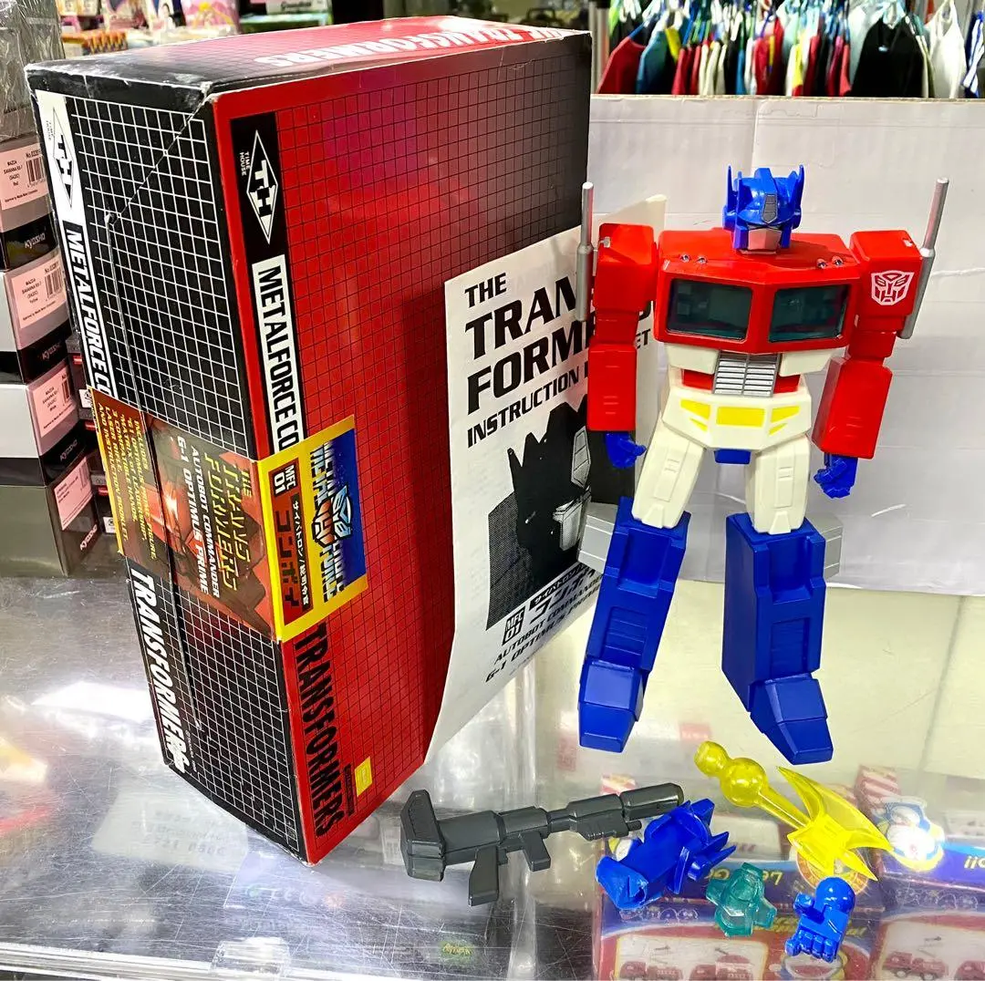 C253-676 Takara 1999 Transformers Mfc01 Autobot Commander G-1 Optimus Prime Time House 空心膠 1