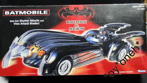Kenner 蝙蝠俠與羅賓 蝙蝠車 Batman And Robin Batmobile With Ice Shatter Missile And Vine Attack Blades (Buy-63936-Spk-倉) B32149399 1