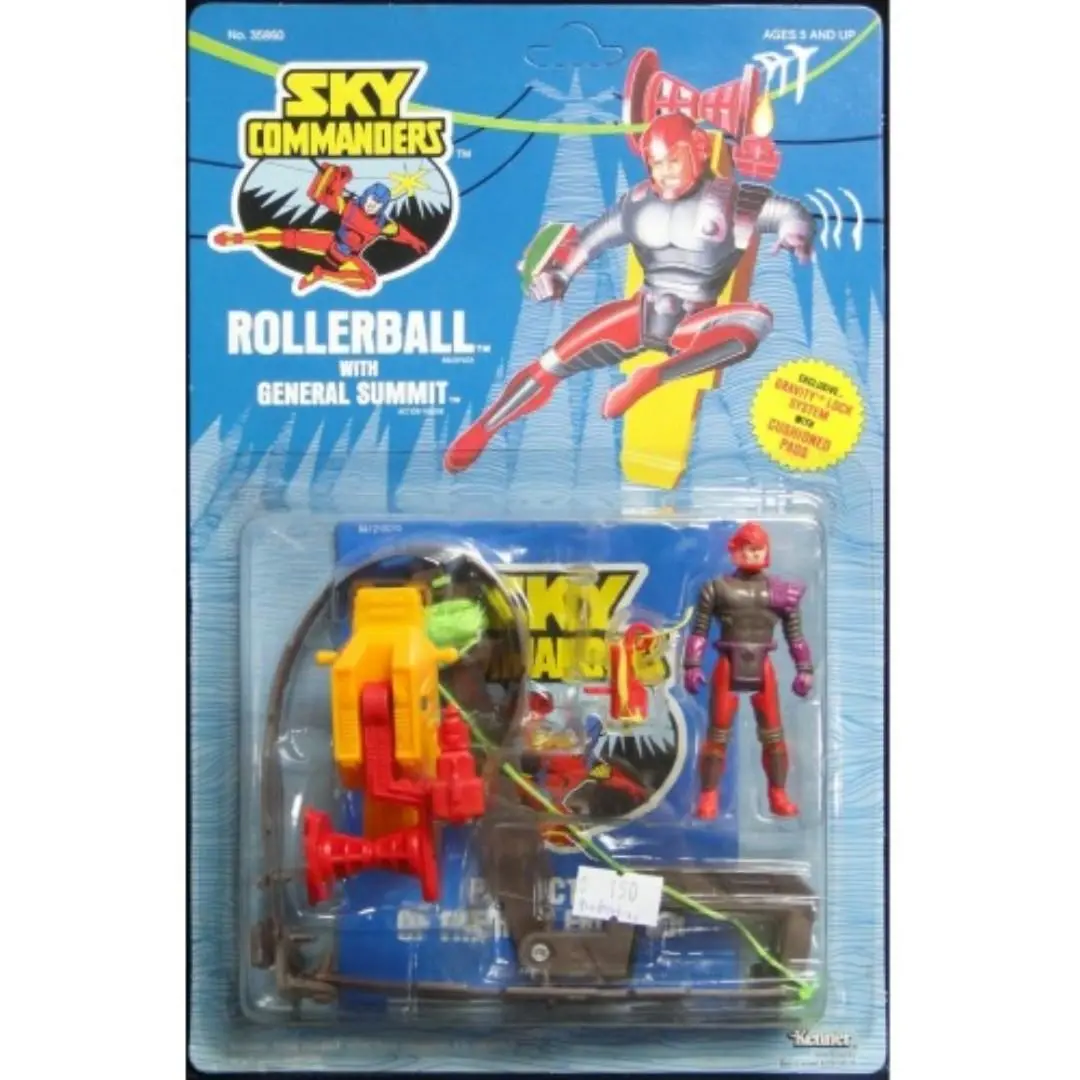Kenner 35860 Sky Commanders Rollerball With General Summit Action Figure Exclusive Gravity Lock System With Cushioned Pads (Piu/P143-20) 1
