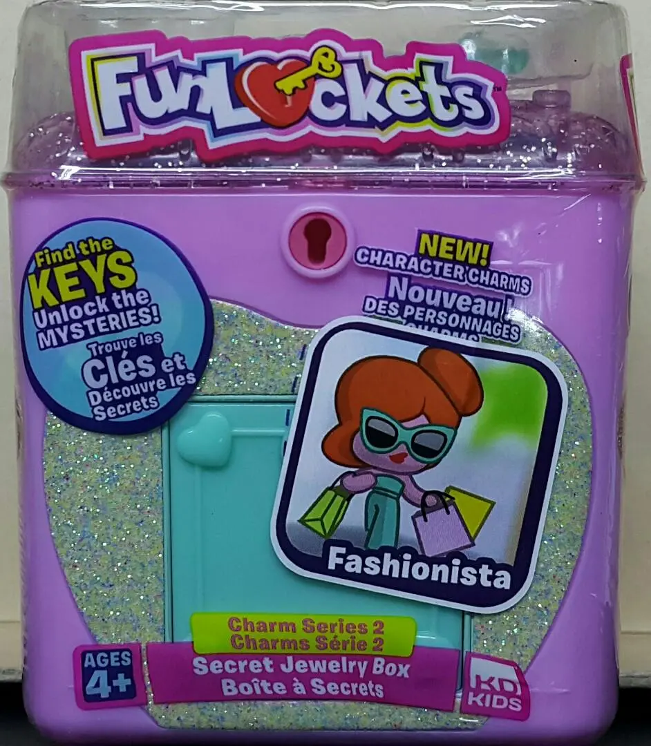 Kd Kids 67477 神秘驚喜小盒子 優雅系列 第二彈 秘密首飾盒 - 時尚達人 Fun Lockets Charm Sereis 2 Secret Jewellery Box - Fashionista (Epc-2324D-20) 存 1