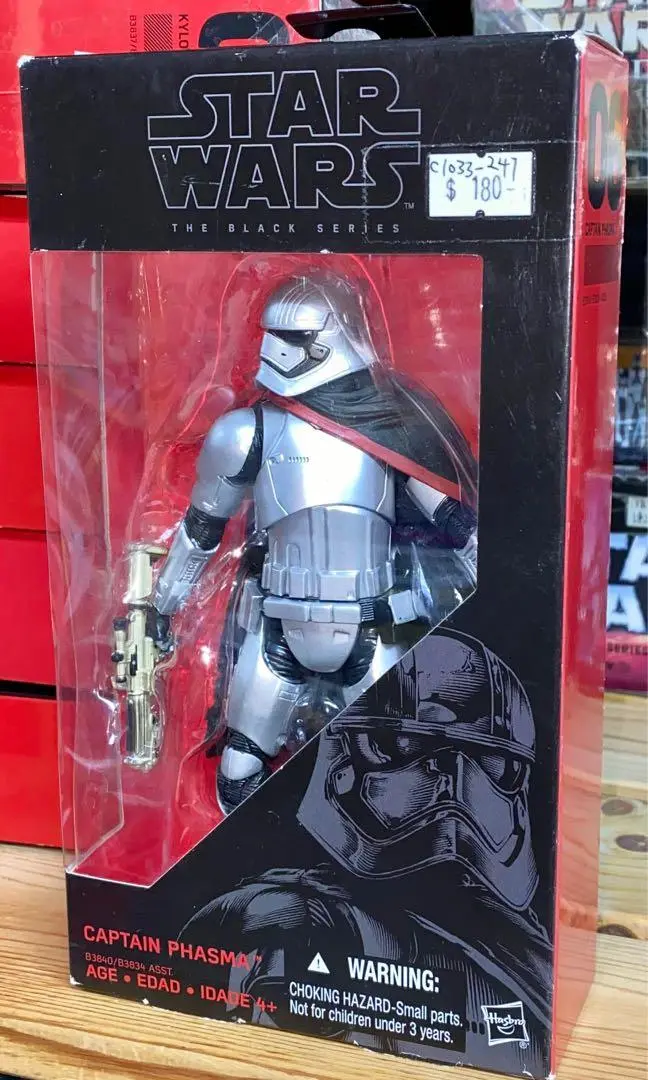 C1033-247 Hasbro Star Wars 星球大戰 The Black Series Figure 06 Captain Phasma 84793 1
