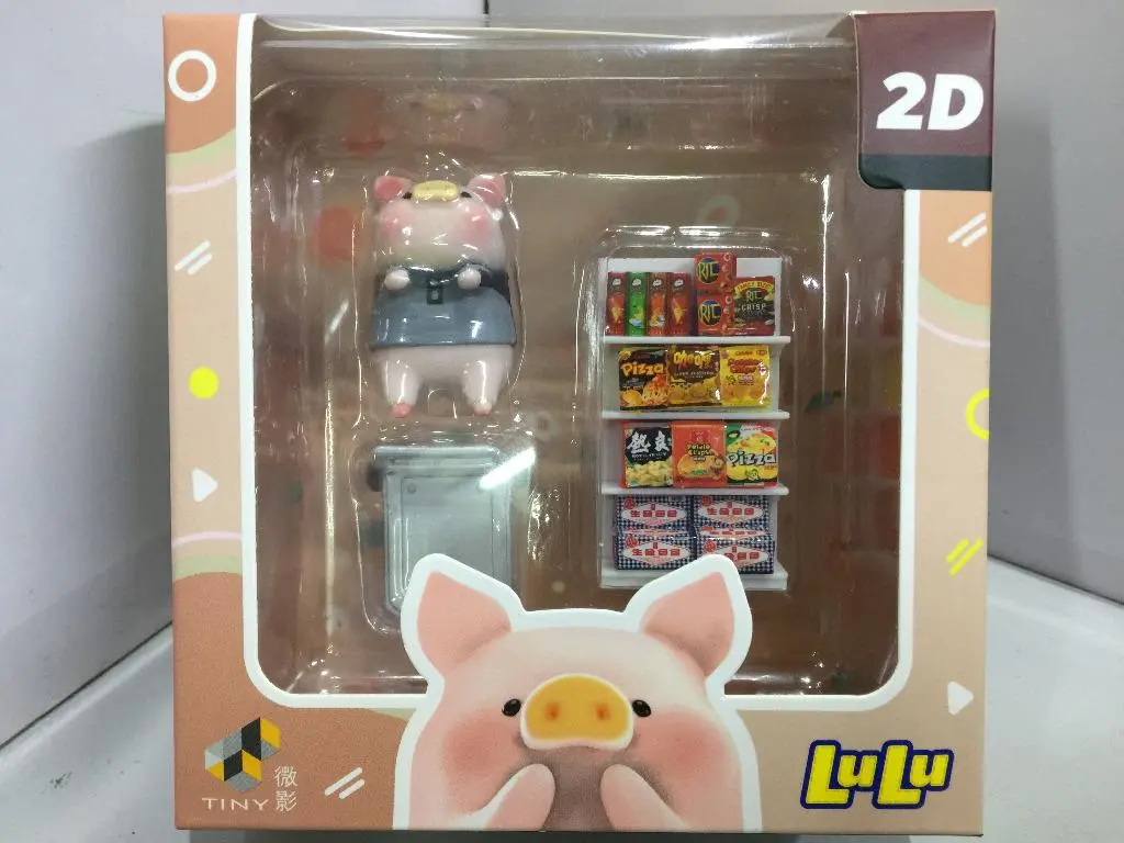 Toyeast Tiny 1/35 2D Lulu 7-Eleven 迷你精品貨架 X 速遞員 Lulu 豬 Ats35012 00076 (C1120-46) 1