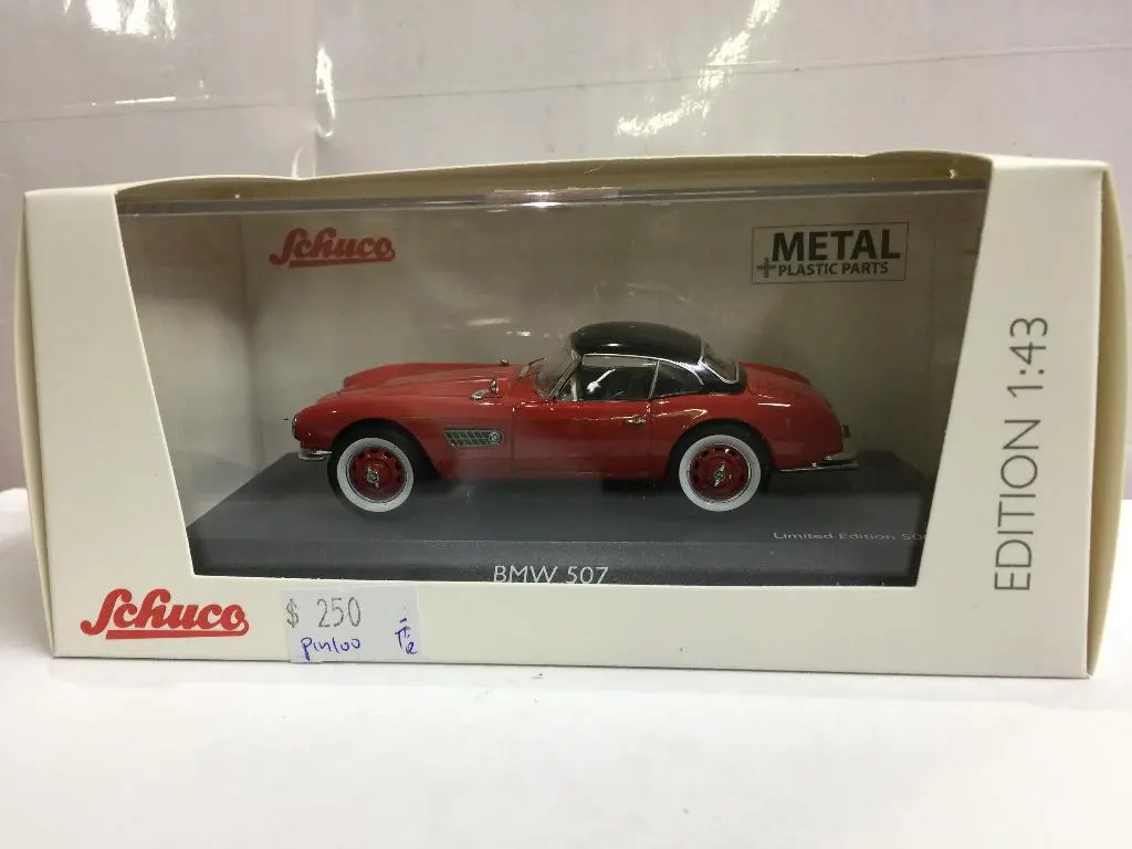Schuco 1/43 Bmw 507 With Hardtop Red Black (02034) (Piu100) 1
