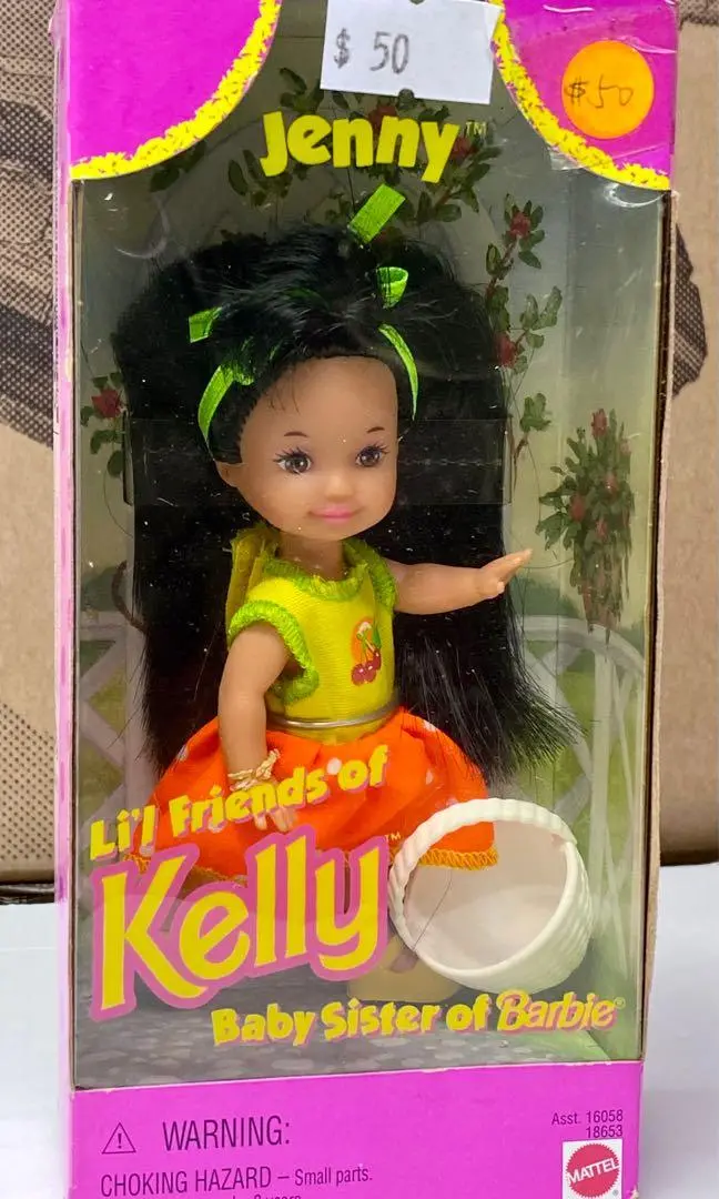 Mattel 16058 Lil Friends Of Kelly Baby Sister Of Barbie Doll - Jenny 1