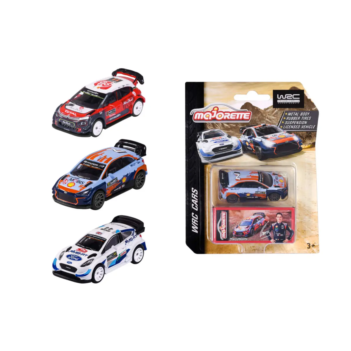Majorette Wrc Edition Cars - Design & Style May Vary, Only 1 Car Included 1