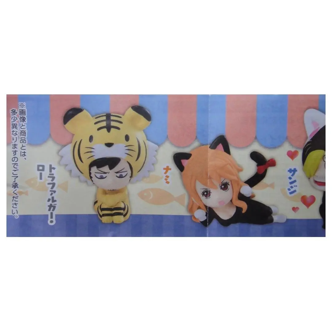 Bandai One Piece 海賊王 貓造型 吊飾 路飛 羅 奈美 山治 艾斯 全5種 扭蛋 2364423 (Epc-1263-30) 2
