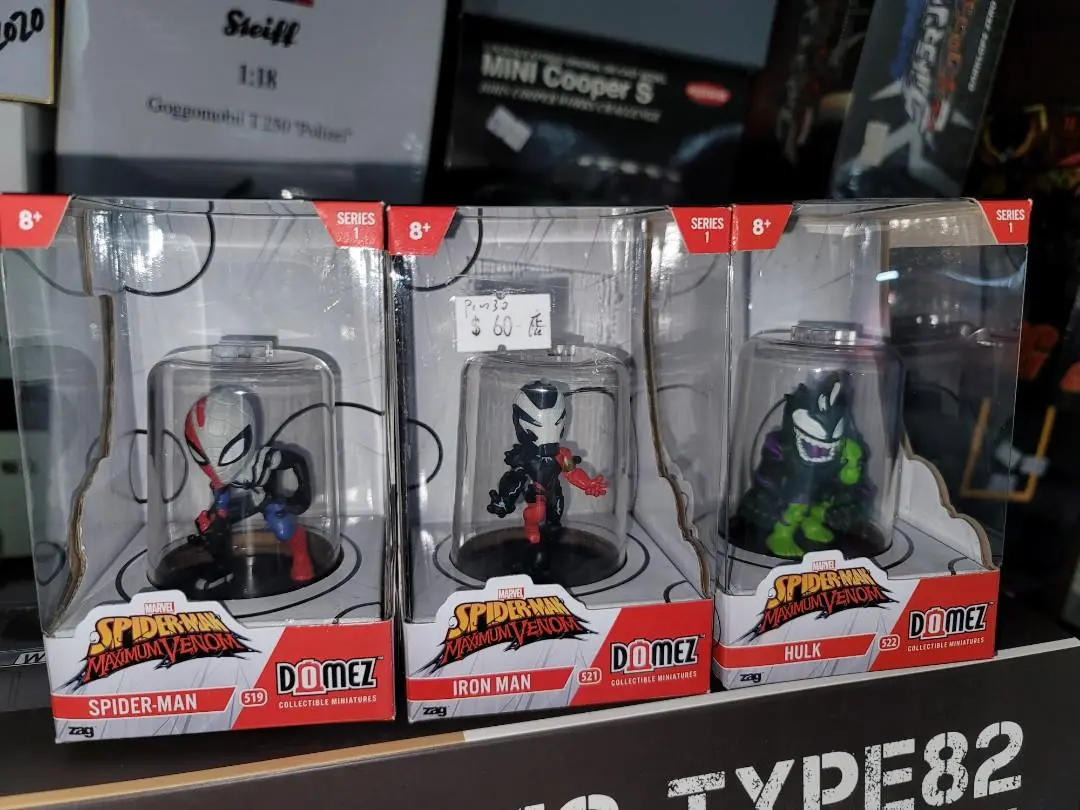 Domez Spider-Man Hulk Ironman Set Of 3 Mini Figure 1