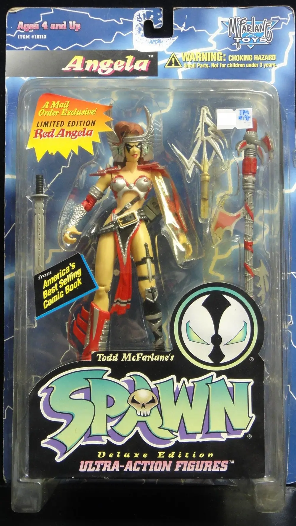 Mcfarlane Toys 再生俠 Todd Mcfarlane's Spawn Deluxe Edition Ultra-Action Figures A Mal Order Exclusive Limited Edition Red Angela 10113 (Jpa-195) 1