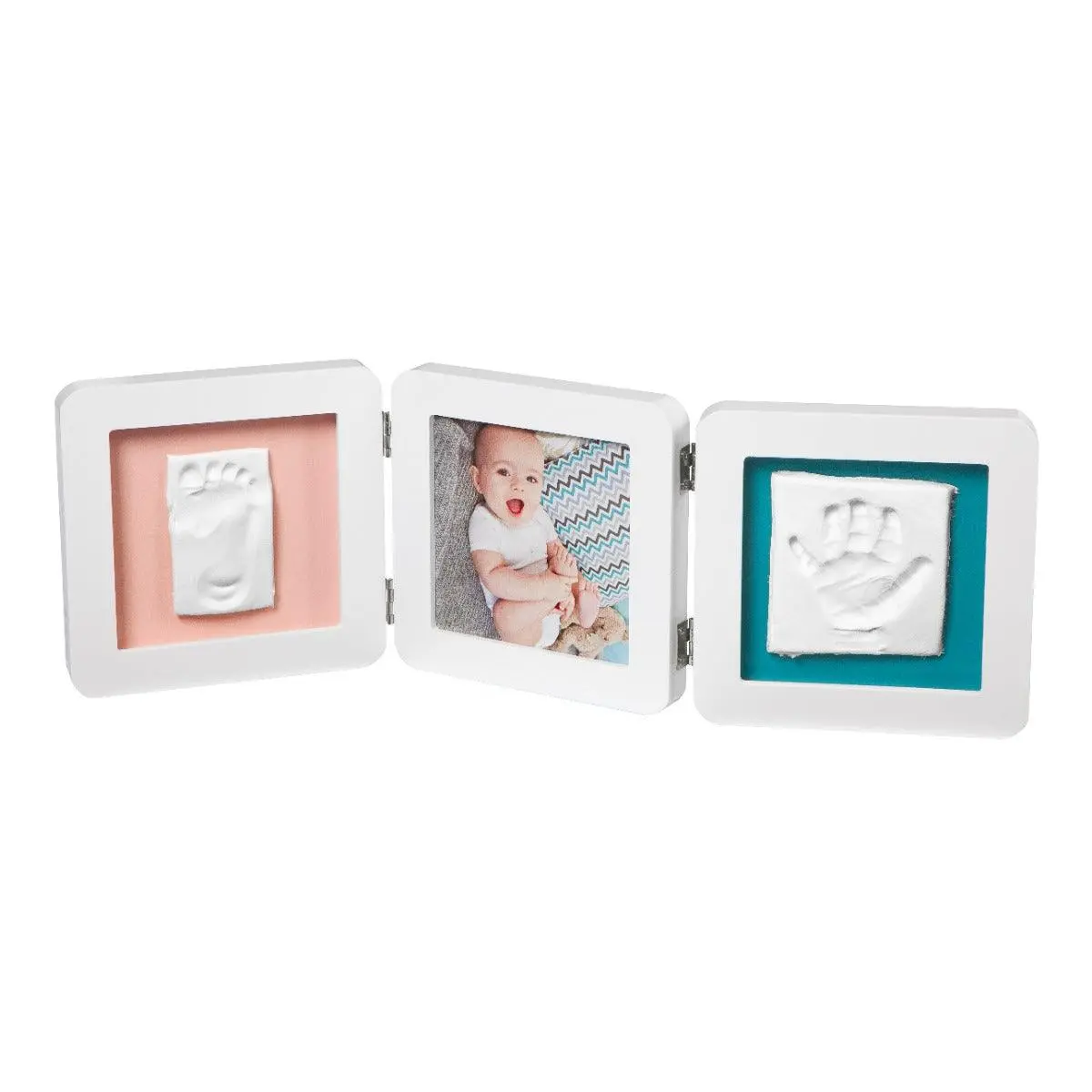 Baby Art My Baby Touch 2 Nursery Decor White - First Print With Photo Frame For Ages 0-3 Years 1