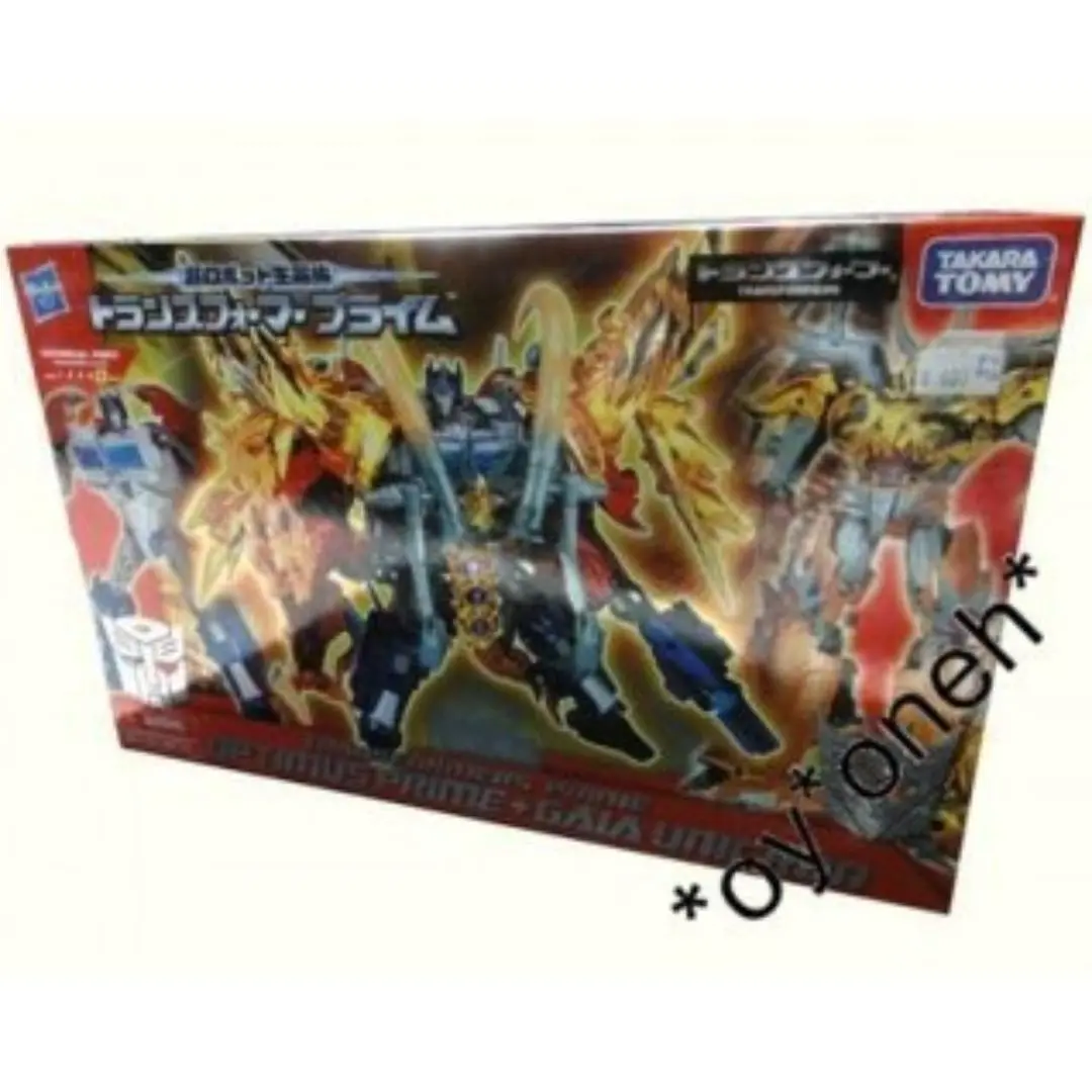 Takara Tomy Transformers Prime Optimus Prime Gaia Unicron 變形金剛 領袖之證 柯栢文 破壞神 獨角獸 47469 (Piu-330T) 1