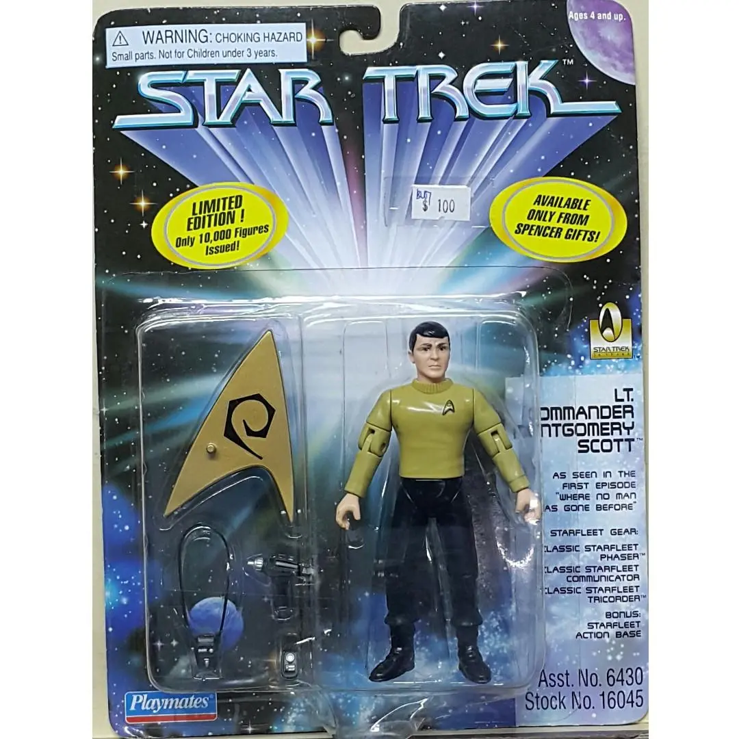 Playmates Star Trek Lt. Commander Montgomery Scott 星空奇遇記 蒙哥馬利 史葛 (Buy-16045) 1