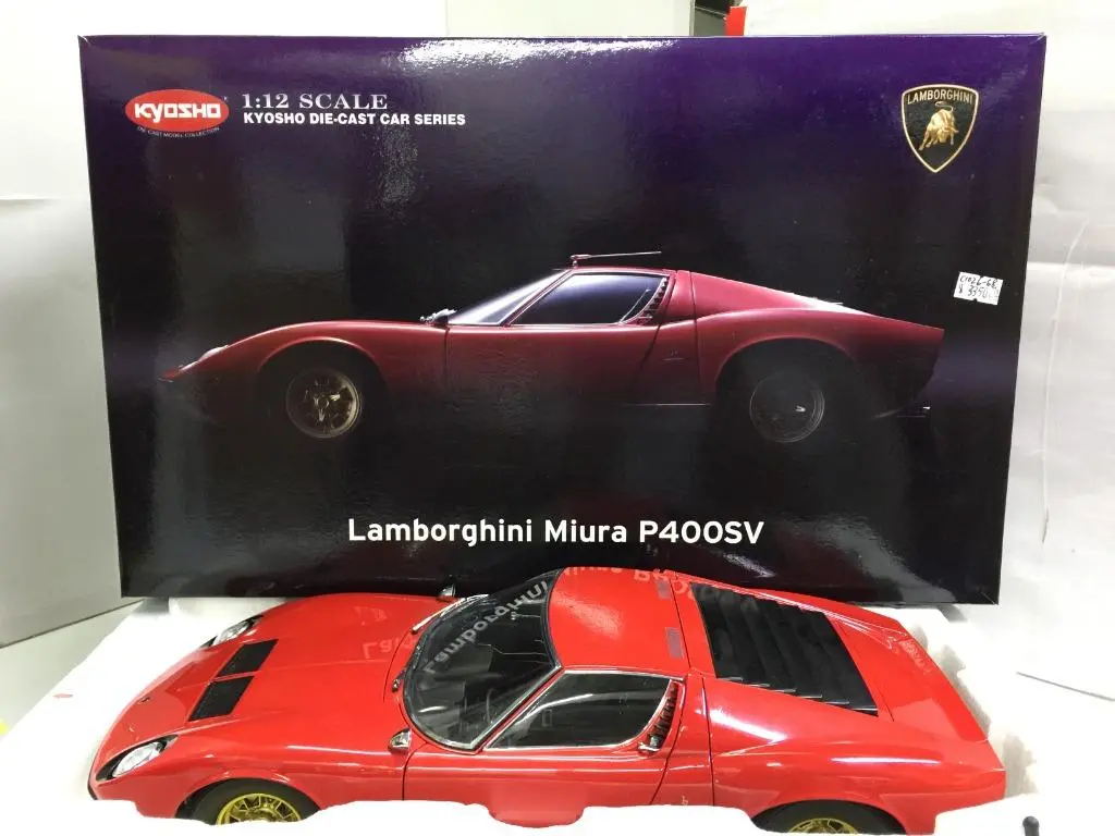 Kyosho 1/12 Lamborghini Miura P400sv Red (08622R) (16872) (C1026-68) 1