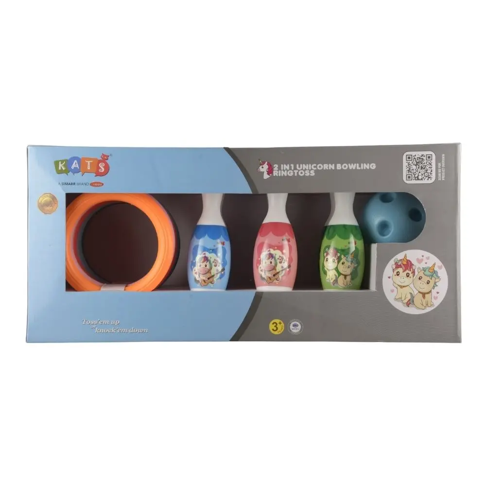 Simarr Kats 2 In 1 Unicorn Bowling And Ring Toss For Kids Ages 5 And Up 1