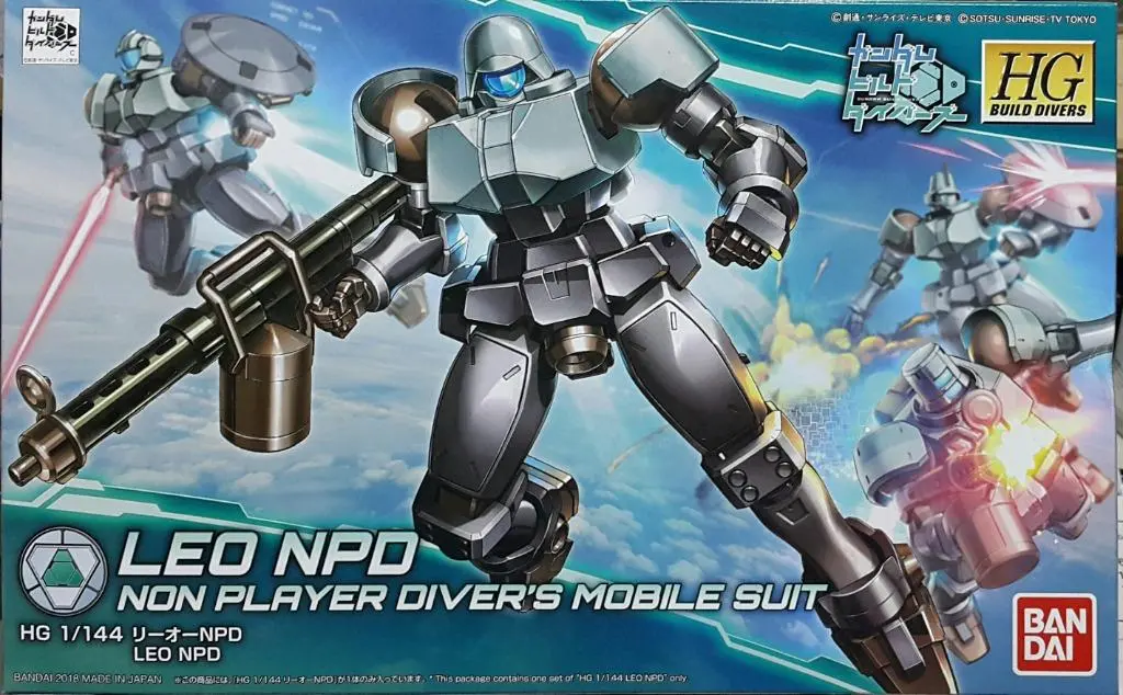 Bandai 25758 高達創戰潛行者 力傲 拼裝模型 Hg Gundam Build Divers 008 Leo Npd Non Player Diver's Mobile Suit Model Kit (Epc-1918-17) 存 1