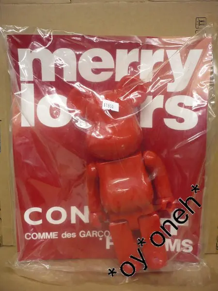 Meidcom Bearbrick 400% Comme Des Garcon Merry Love B22744299 1