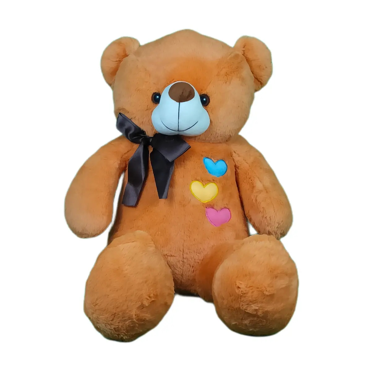 Play Hour Teddy Bear Plush Soft Toy For Ages 3 Years And Up - Brown, 90Cm 1