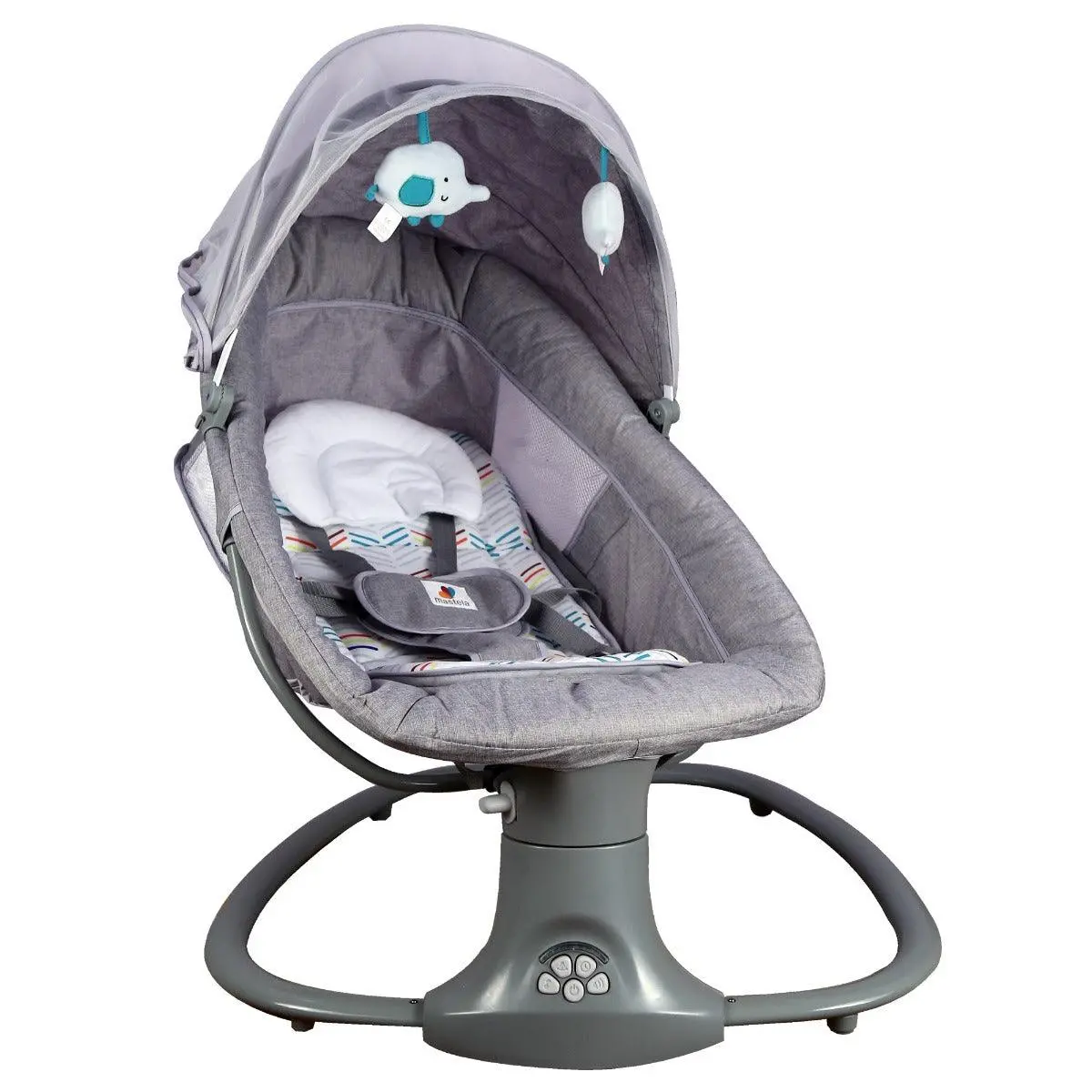 Mastela Deluxe Multi-Function Swing Grey - For Ages 0-3 Years 1