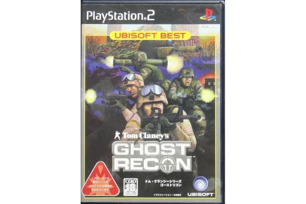 Sony Ps2 Ubisoft Best Tom Clancy Ghost Recon 湯姆克蘭西 幽靈行動 遊戲日版 Slpm65954 (Buy-00089) 1