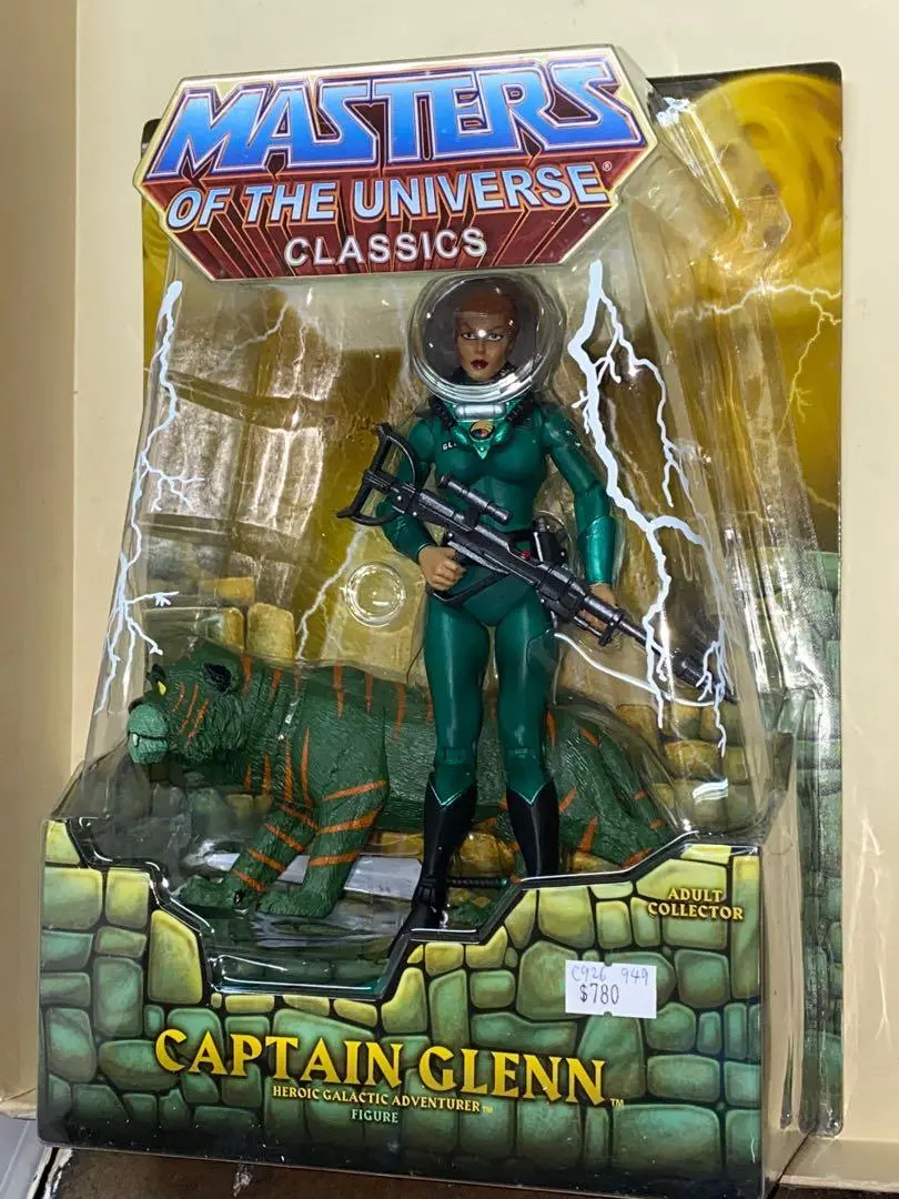 C926-949 Mattel Masters Of The Universe Classic (He-Man) Heroic Galactic Adventurer Figure Captain Glenn Marlena Queen Of Eternia With Battle Cat 無膽貓 1