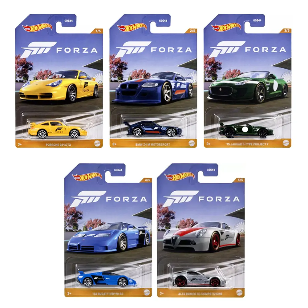 Hot Wheels Forza Series Premium Die Cast Car Assortment Including 5 Collectible Cars For Collection 1