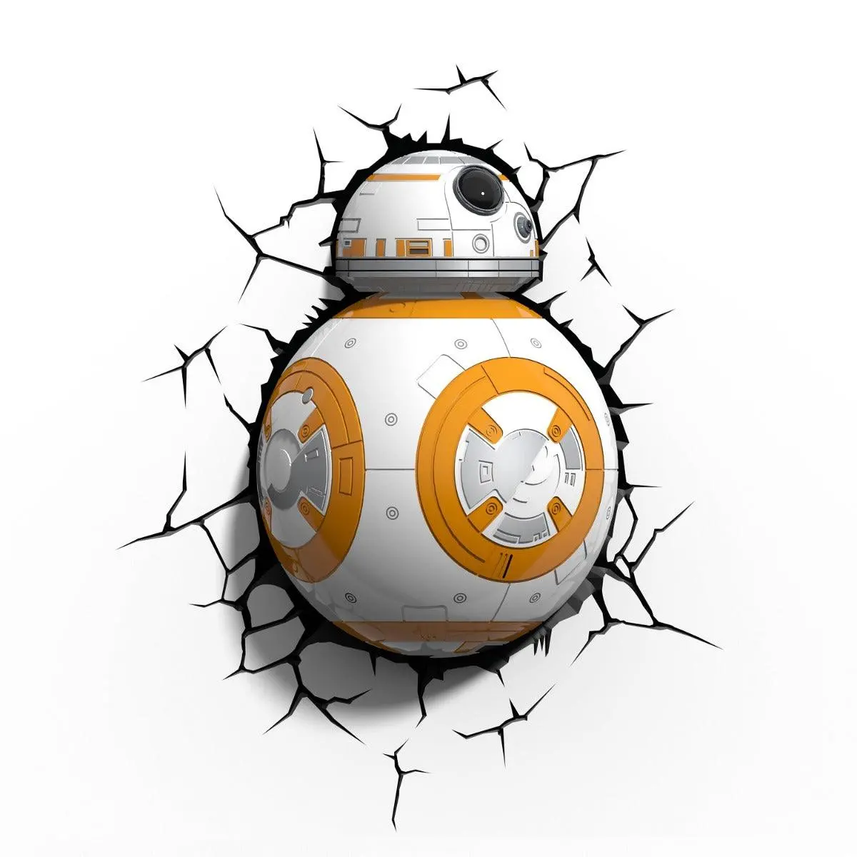 Star Wars 3D Light Fx Plastic And Metal Bb-8 Droid 3D Deco Led Wall Light 1