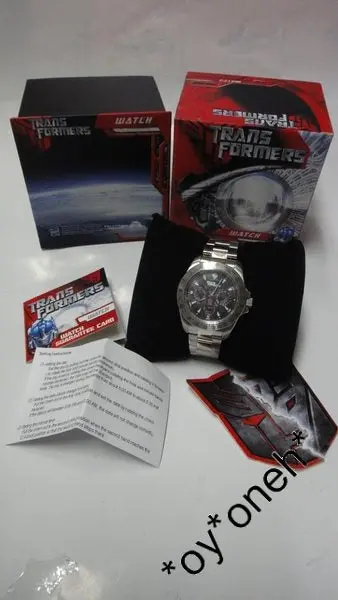 Hasbro 孩之寶 變形金剛 電影版 博派標誌 鋼帶手錶 D-1 款 Transformers Watch Type D-1 Autobot Logo (Piu/Ry4-60) B18947652 1