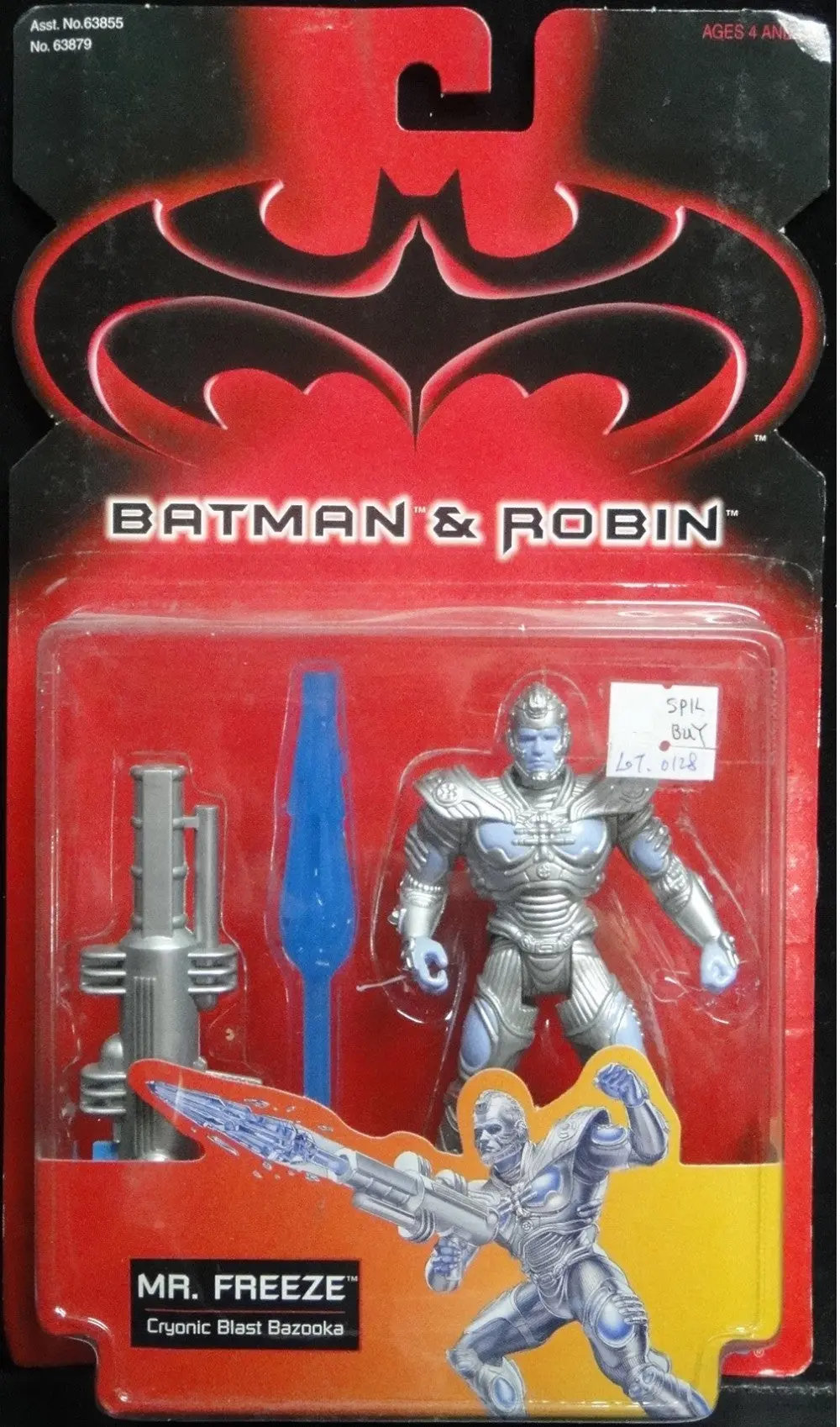 Kenner 蝙蝠俠 羅賓 急凍人 Batman And Robin Mr Freeze With Cryonic Blast Bazooka Action Figure (Buy-63879-Spk 倉) 1