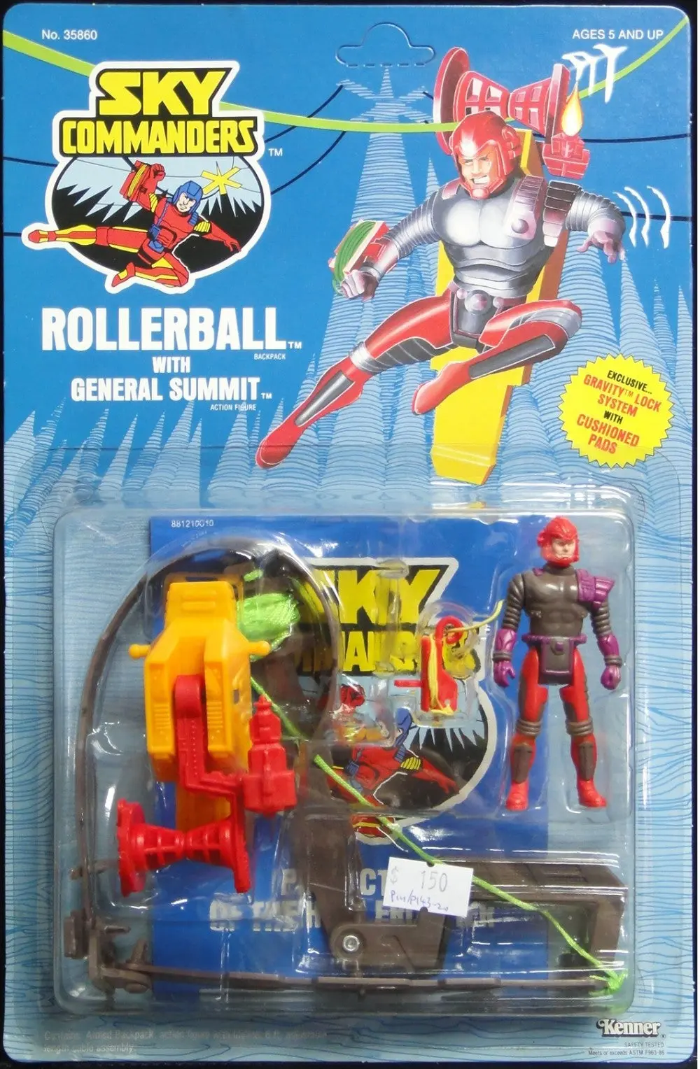 Kenner Sky Commanders Rollerball With General Summit Action Figure 35860 (Piu/P143-20) 1