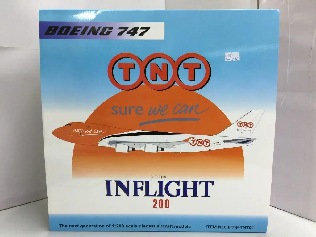 Inflight 200 1/200 Tnt Boeing 747-4Haerf Oo-Tha If744tnt01 (25790) (P15m-145-618) 1