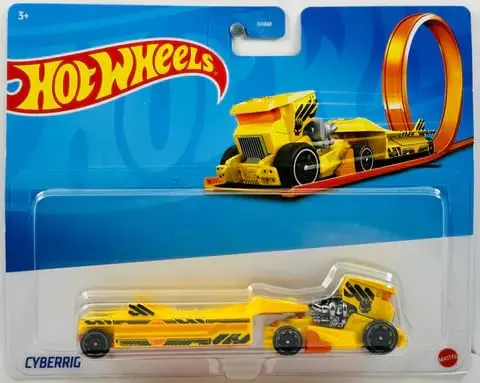 Hot Wheels 1:64 Scale Track Trucks Cyber Rig Racing Rig For Ages 3+ 1