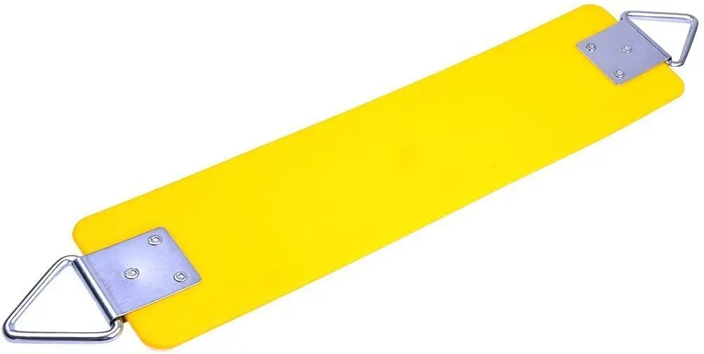 Reznor Heavy Duty Flexible Eva Swing Seat With Metal Ring For Kids & Adults, 300Kg Weight Support, Yellow 1