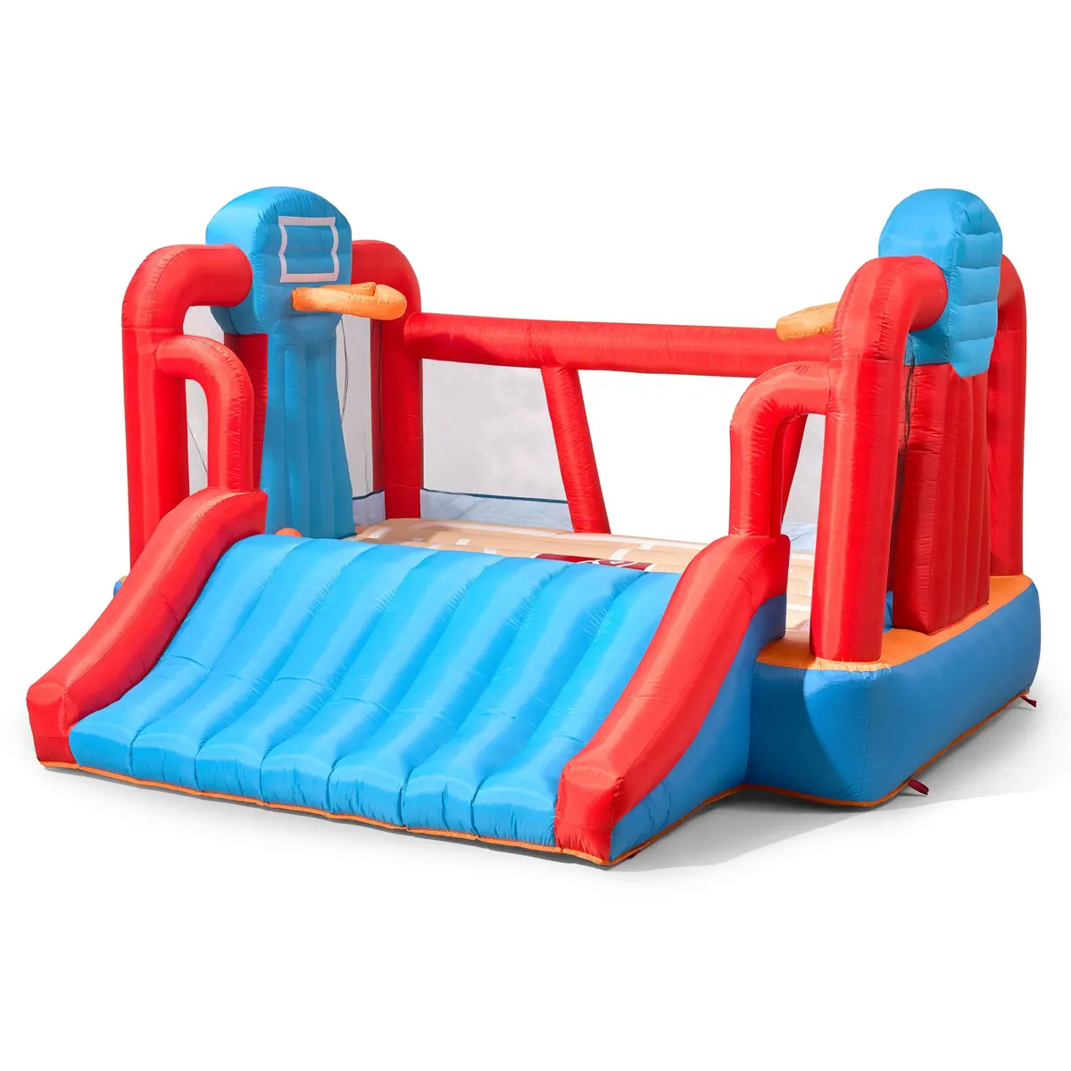 Step2 Max Sports Full Court Basketball ‘N Slide Bouncer With Extra Heavy Duty Blower Inflatable Bounce House For Kids 1