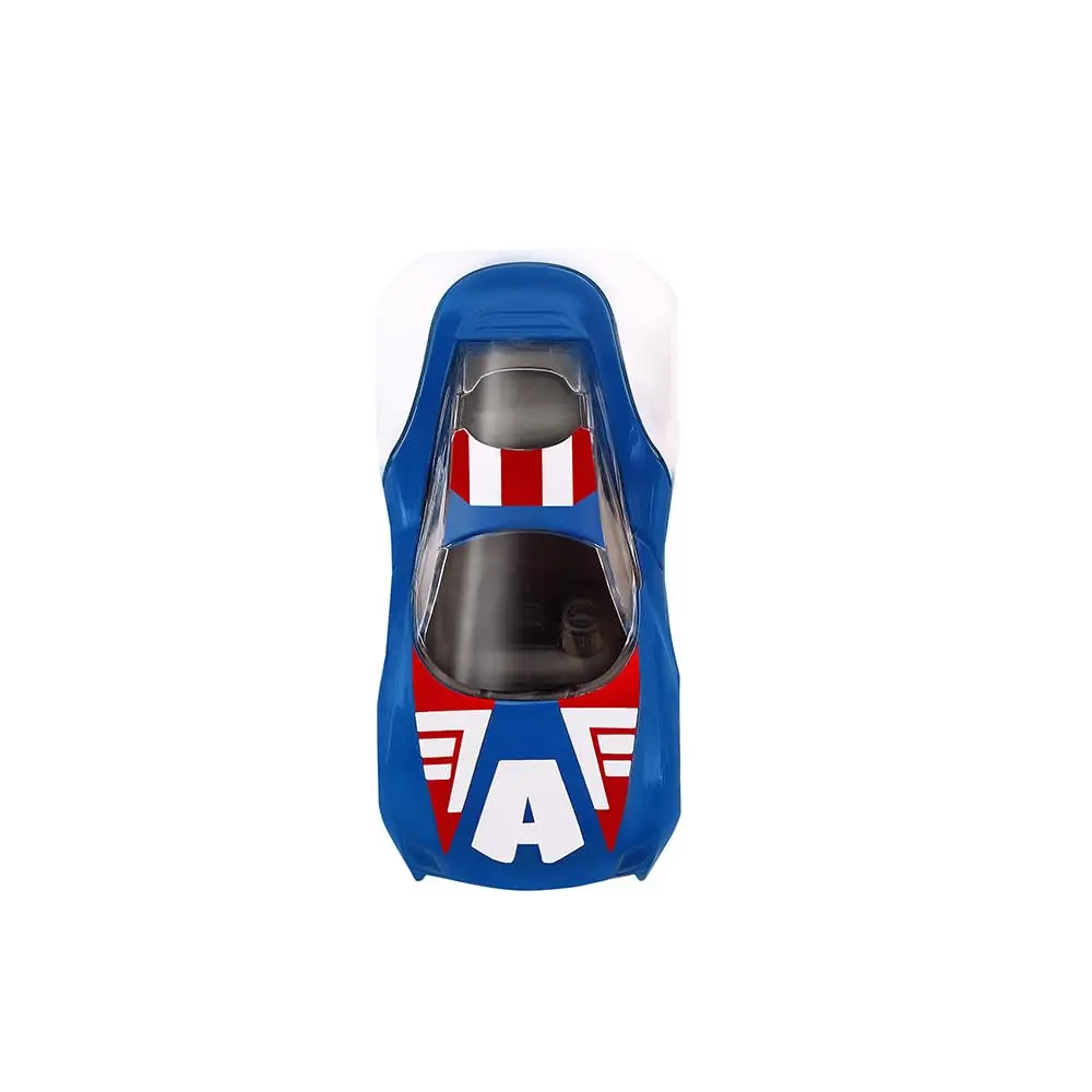 Marvel Go 1:64 Diecast Captain America Knight Speed Toy Car For Collection For Ages 3 Years And Up 2
