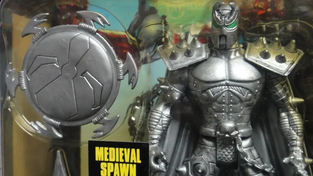Mcfarlane Toys 再生俠 Todd Mcfarlane's Spawn Action Figures Medieval Spawn Poseable Action Figure Plus Special Edition Comic Book Variant 85901(Jpa-195) 2