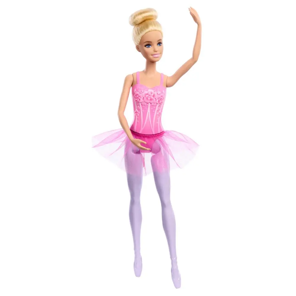 Barbie Ballerina Doll, Blonde Fashion Doll Wearing Purple Removable Tutu, Posed With Ballet Arms & “En Pointe” Toe Shoes 1