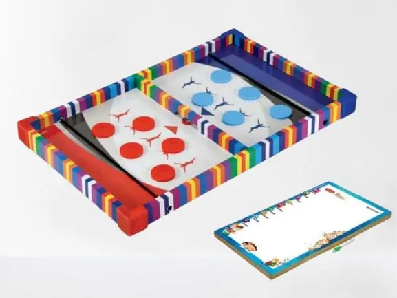 Simarr 2 In 1 Junior String Hockey With White Marker For Kids Ages 5 Years And Up 1