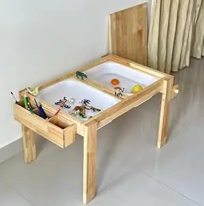 Kiddies Kingdom Sensory + Art + Study Table Table & Chair For Ages 3 And Above 1